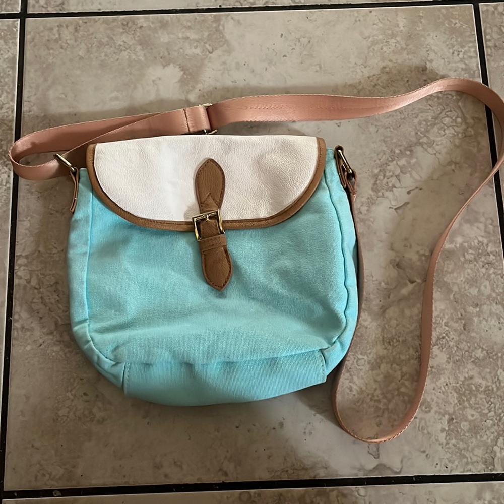 Crossbody mint/either bag